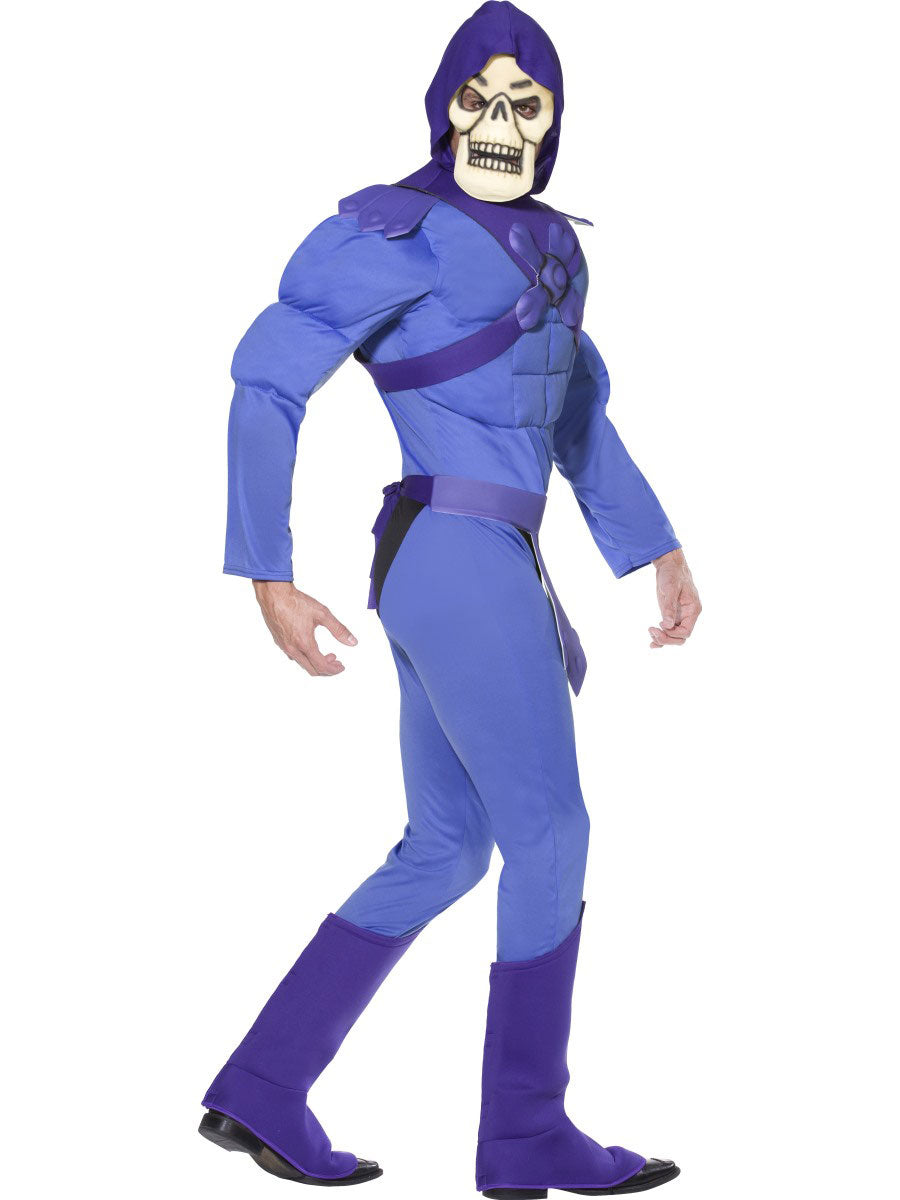 Skeletor Costume Side View at Fancy Dress and Party