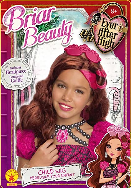Official Ever After High Mattel Briar Beauty Wig Costume DWS