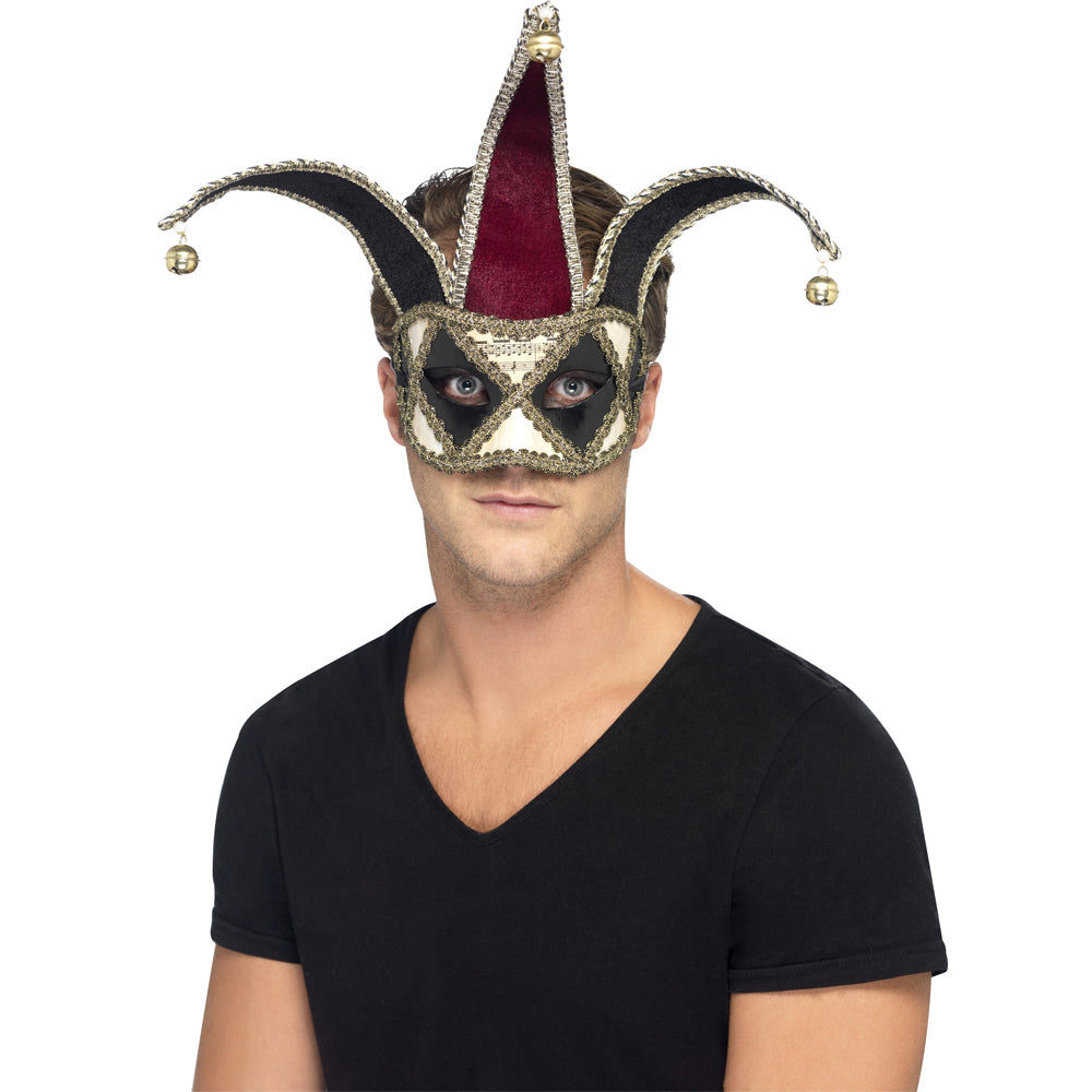 Gothic Venetian Jester Mask
