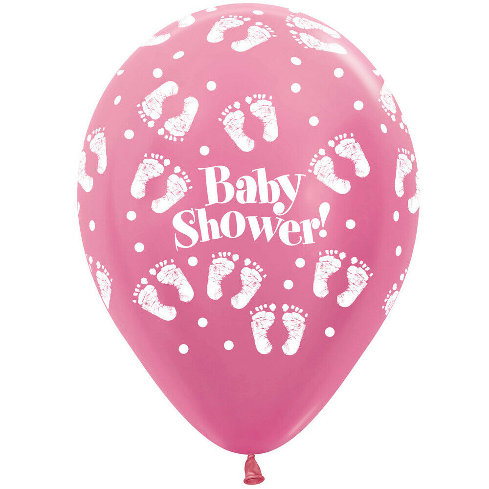 Pink Baby Shower Balloons
