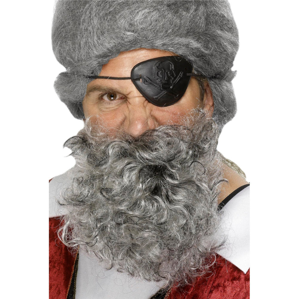 Deluxe Light Grey Pirate Beard