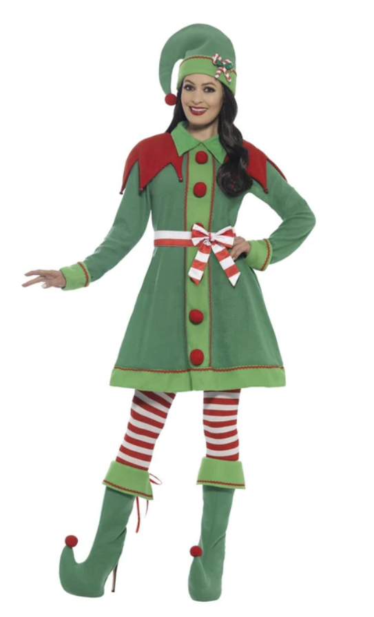 Deluxe Miss Elf Costume