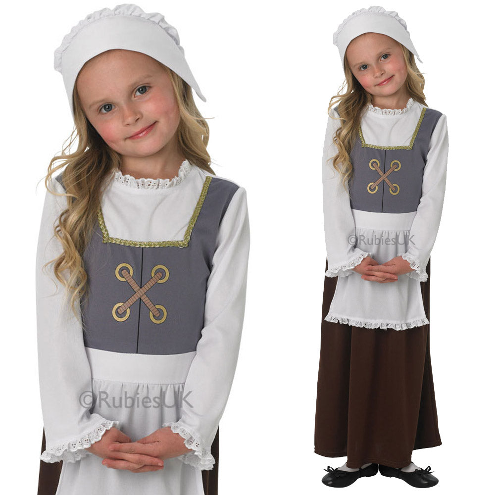 Girls Tudor Peasant Costume