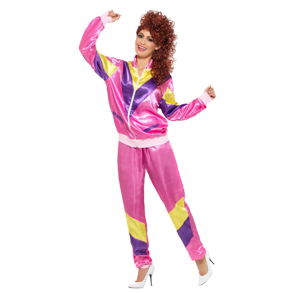 Pink 80s Shell Suit Costume