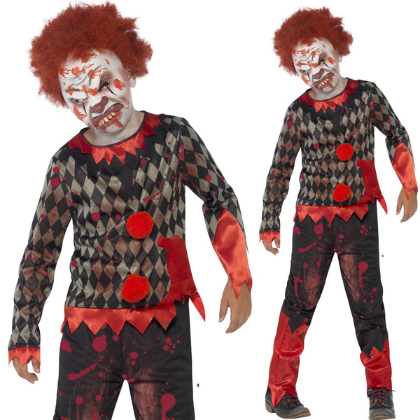 Kids Zombie Clown Costume