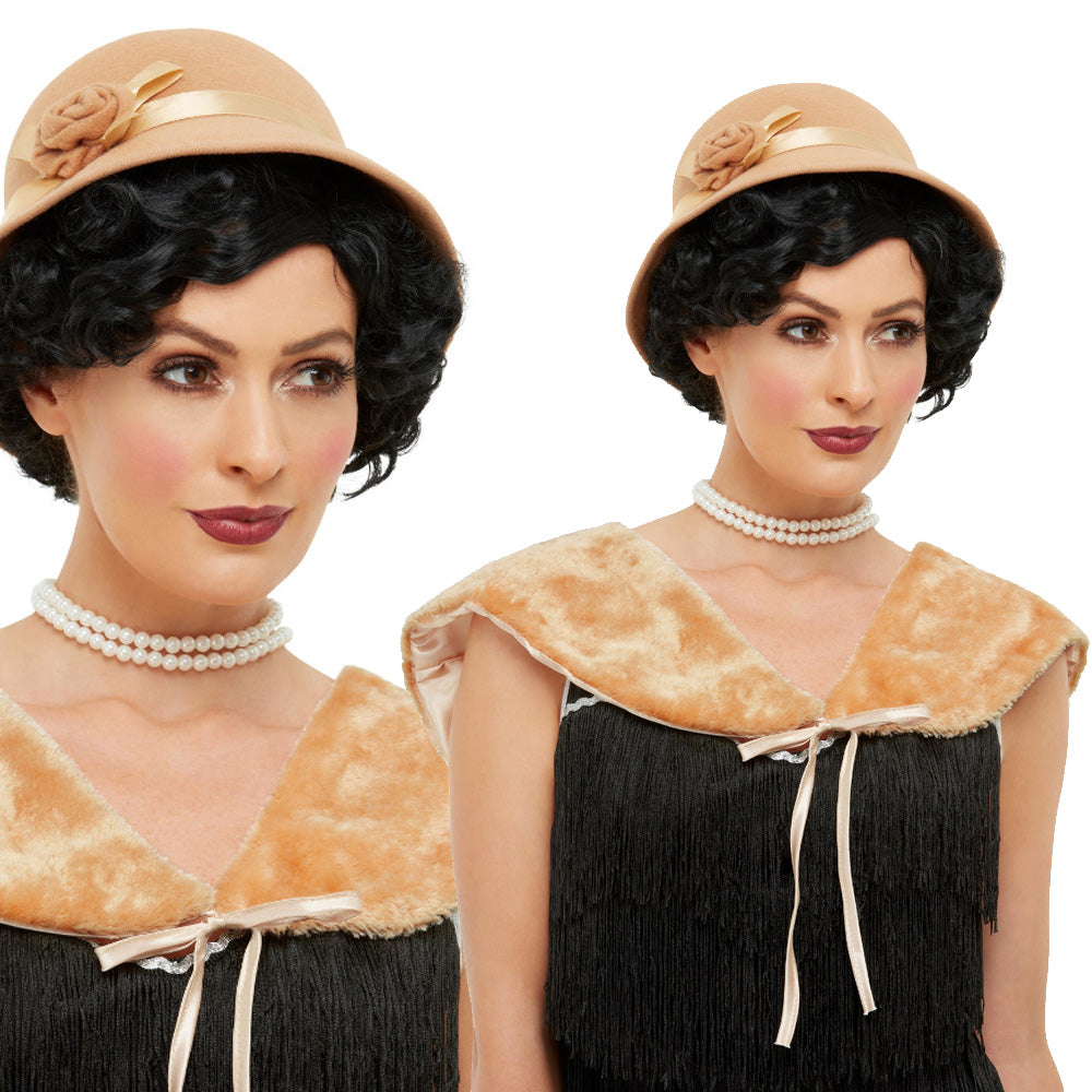 20s Cream Hat and Stole