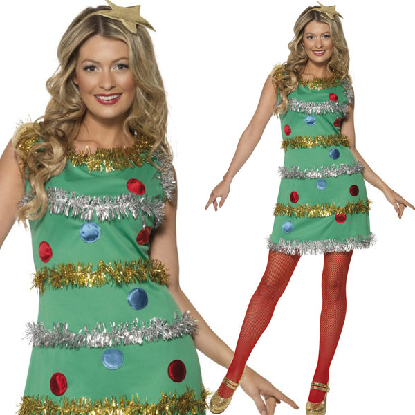 Ladies Christmas Tree Costume