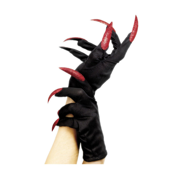 Black Halloween Gloves