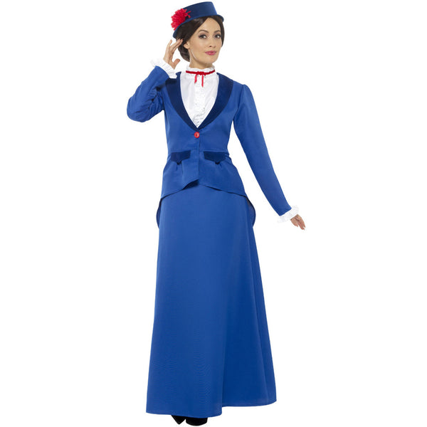 Blue Victorian Nanny Costume