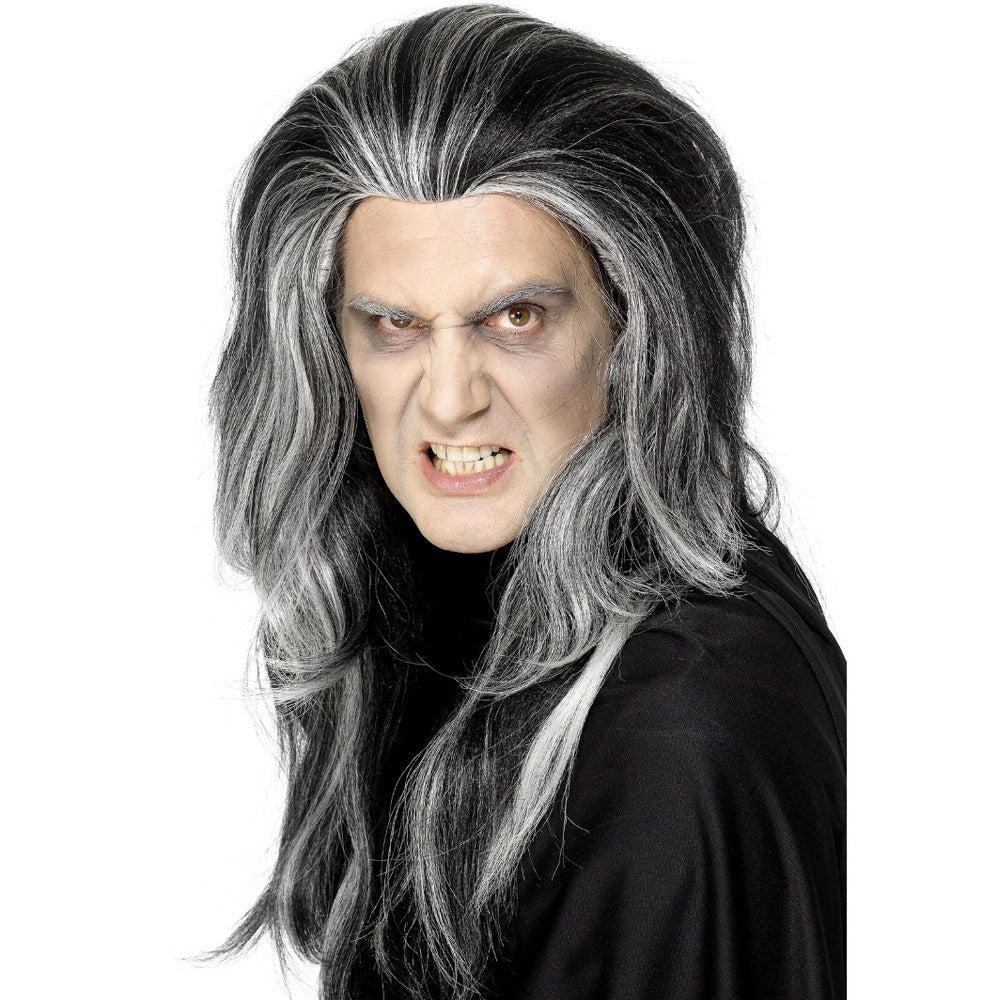 Gothic Vampire Grey Wig