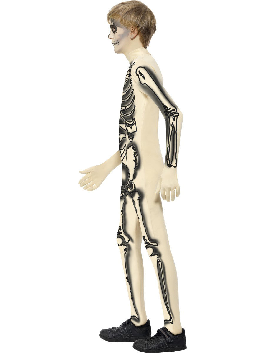 Boys Skeleton Costume at Fancy Dress and Party Side