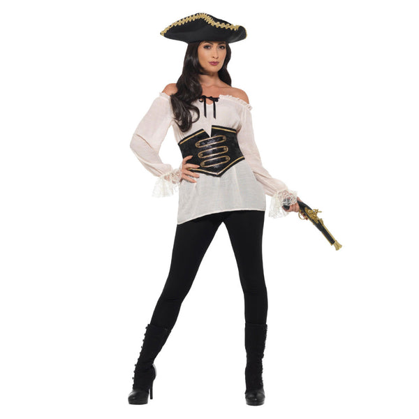 Deluxe Ladies Pirate Ivory Shirt