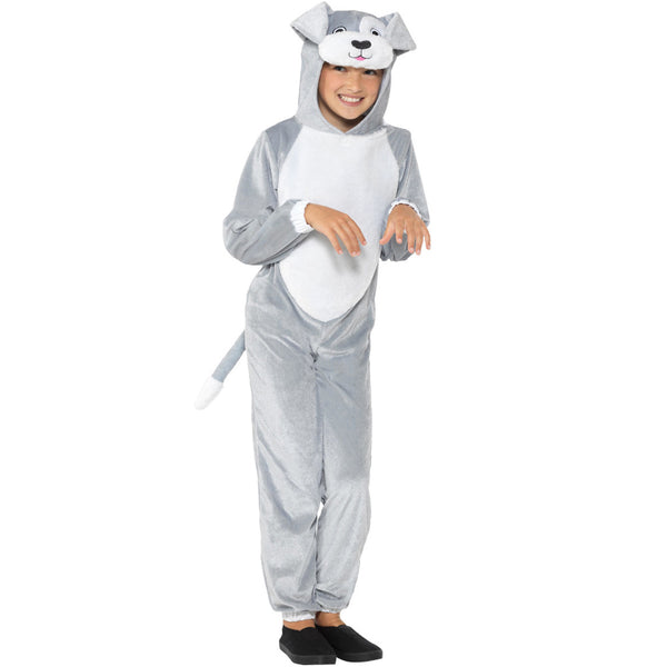 Kids Grey Dog Costume