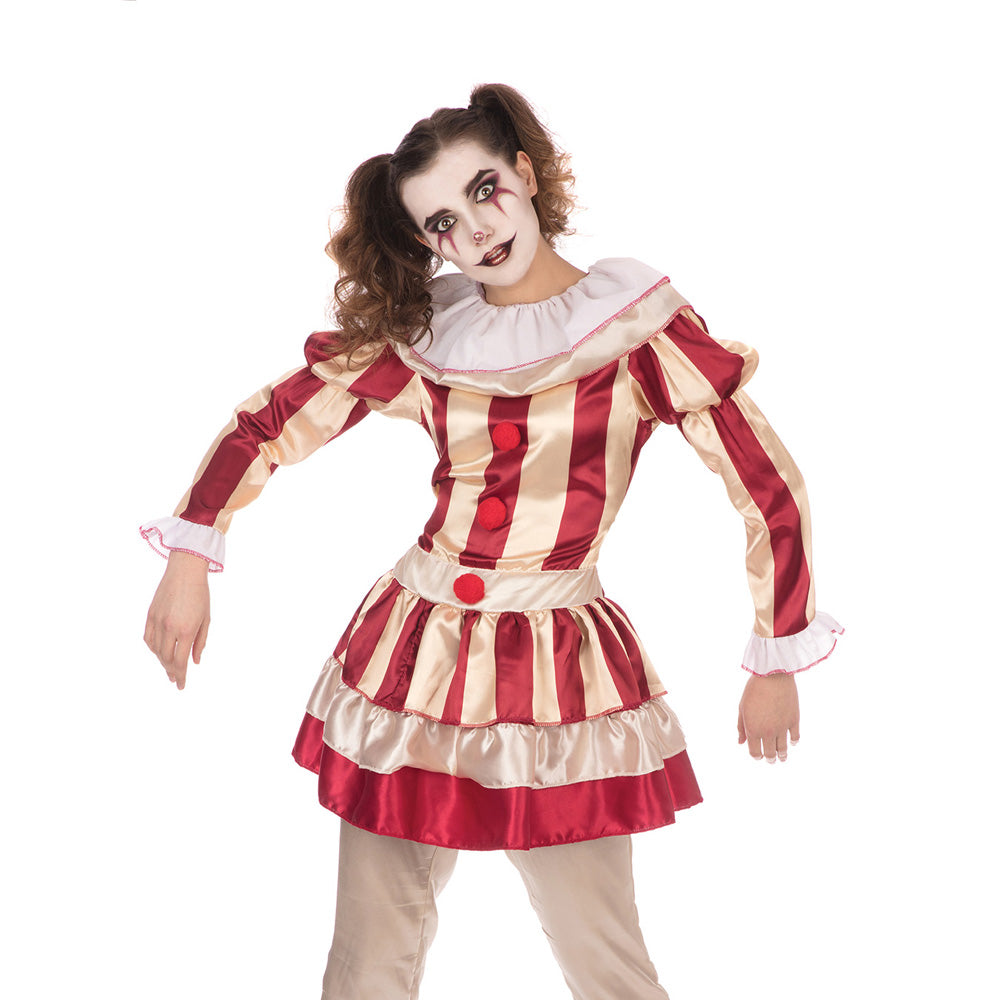 Ladies Carnevil Clown Costume