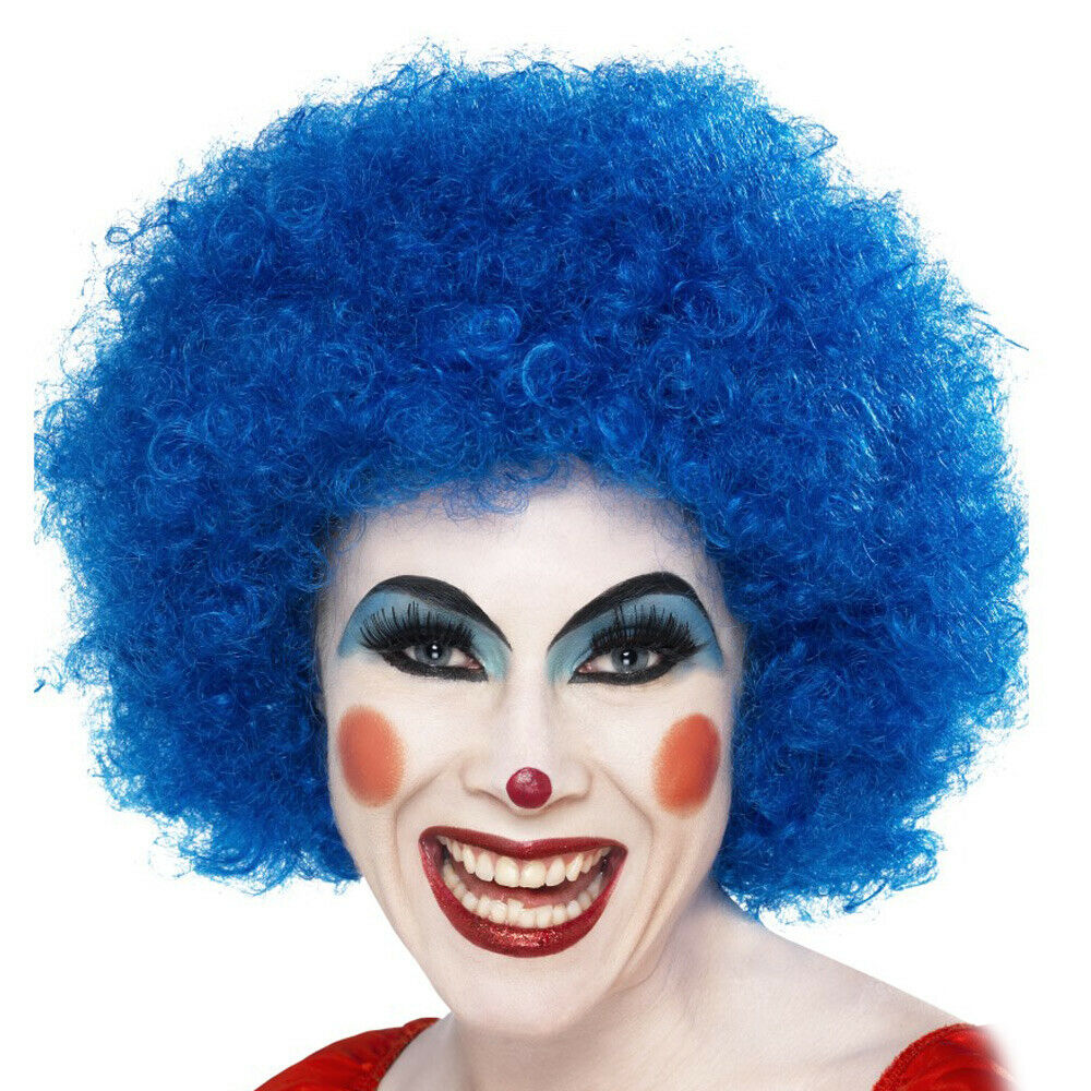 Blue Clown Wig