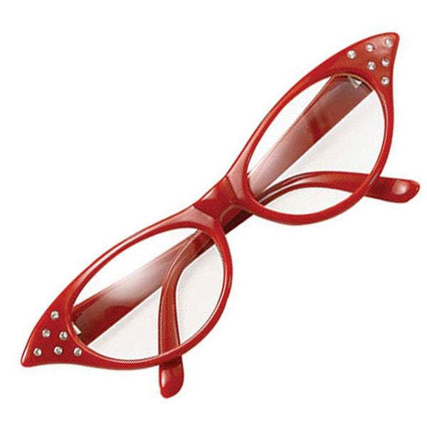 Red 50s Glasses