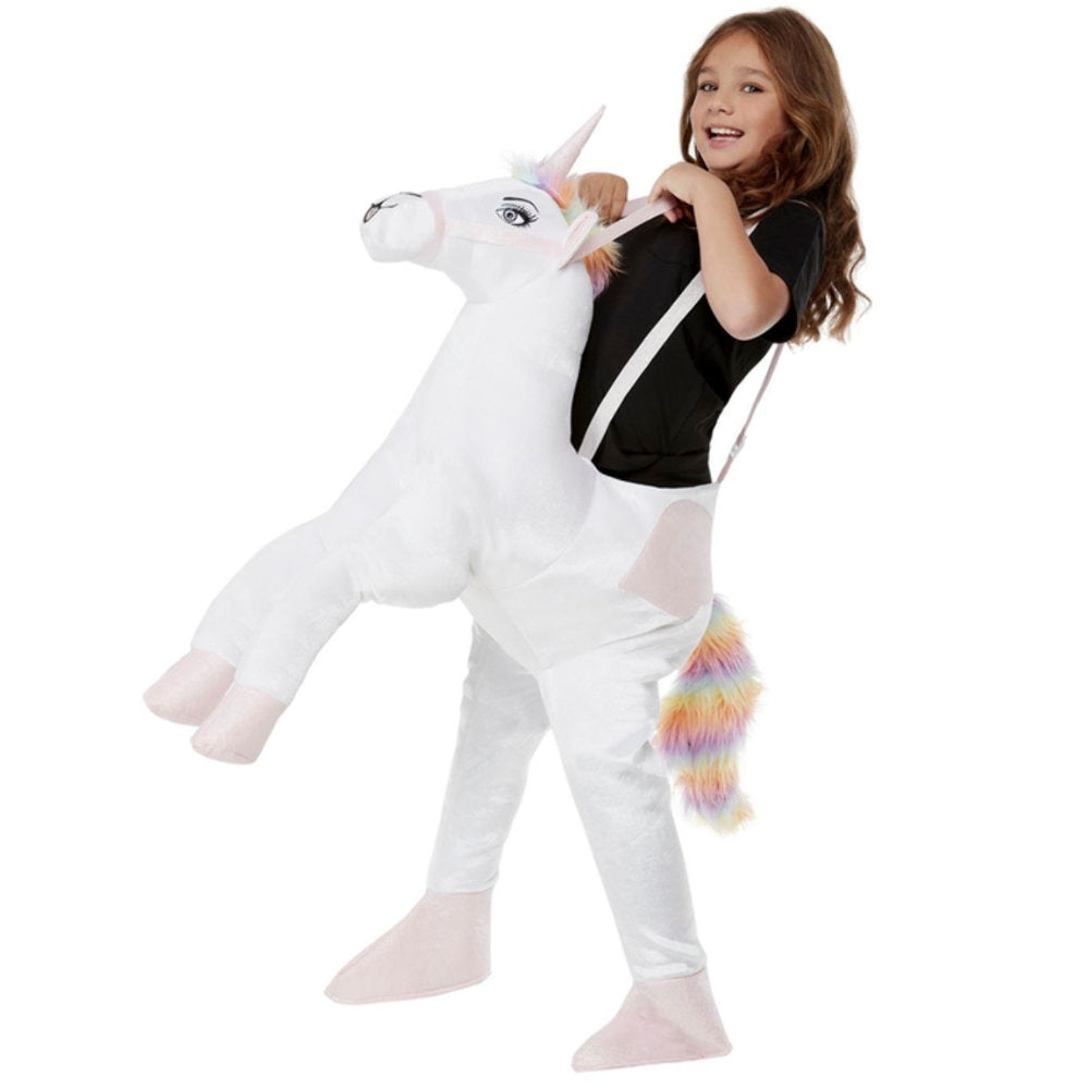 Kids Ride In Unicorn Costume