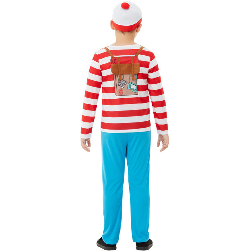 Kids Deluxe Where's Wally? Boy Costume