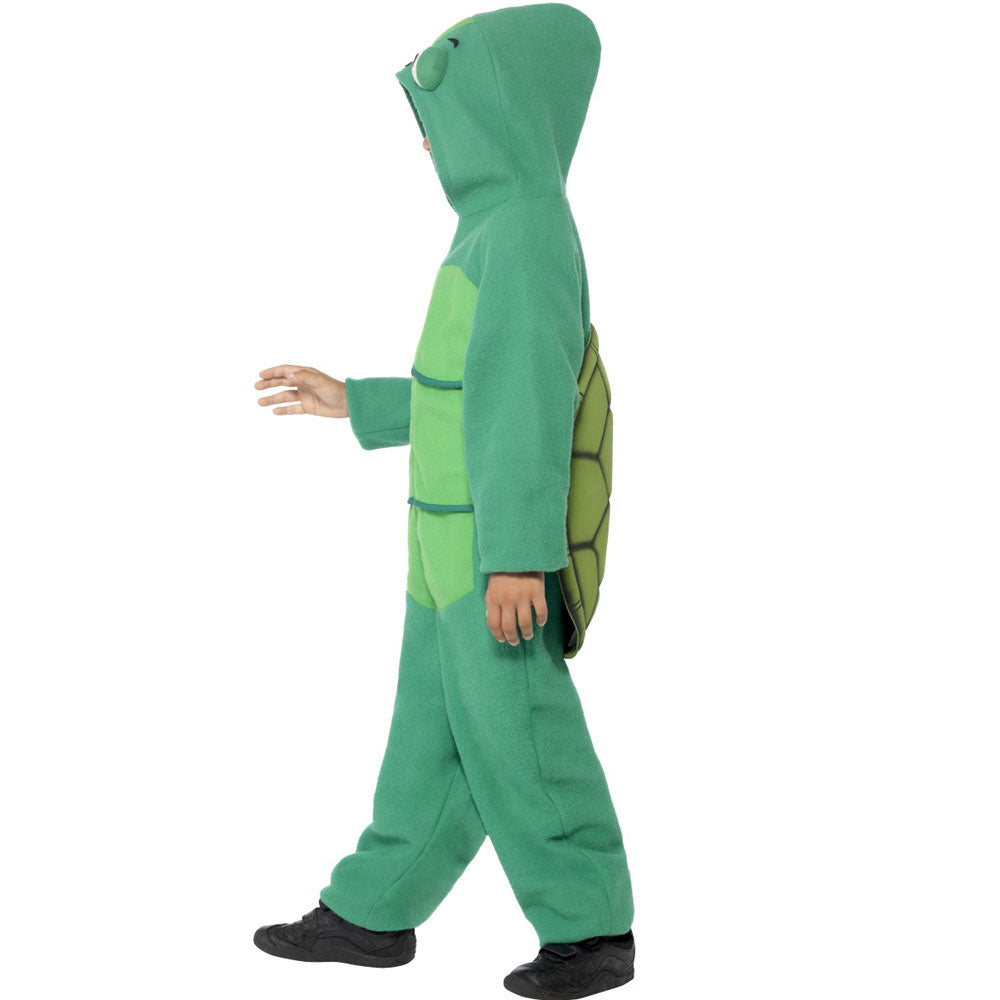 Kids Turtle Onesie Costume Side View at Fancy Dress and Party