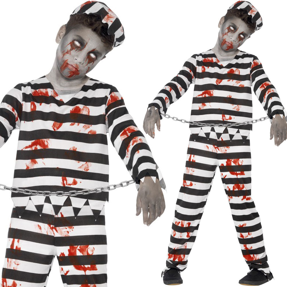 Kids Zombie Convict Costume