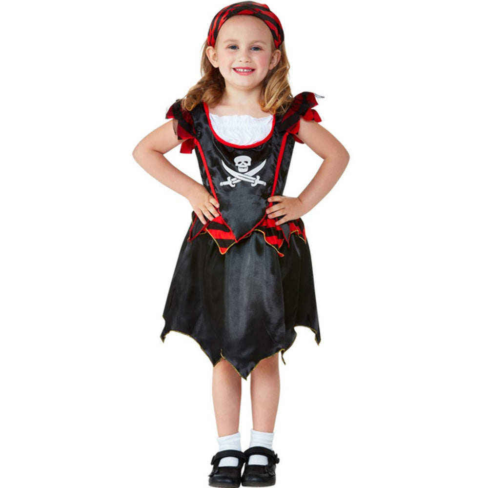 Toddlers Pirate Girl Costume
