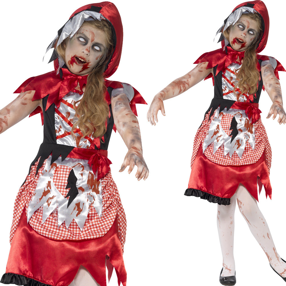 Kids Zombie Miss Hood Costume