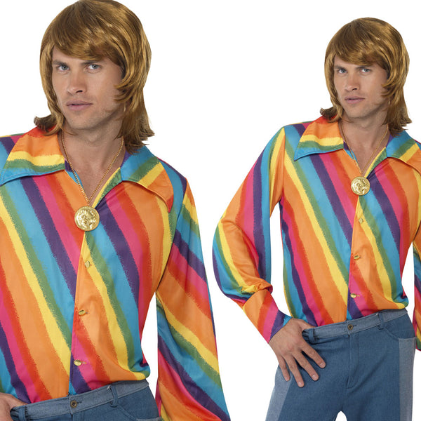 1970s Rainbow Colour Shirt