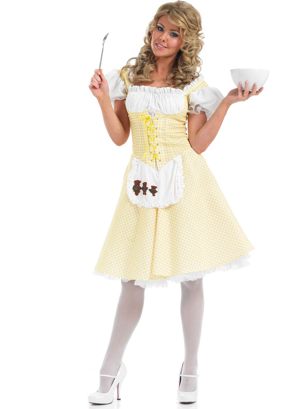 Long Goldilocks Costume at Fancy Dress and Party