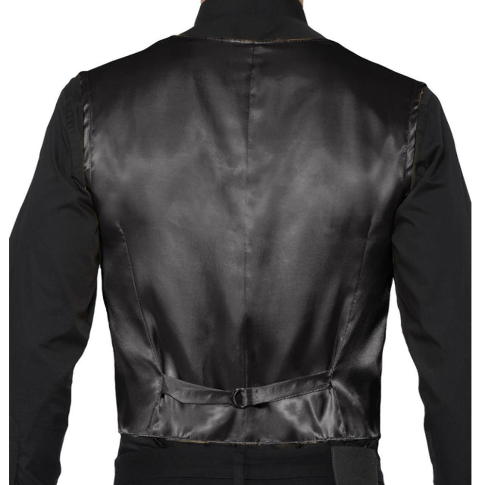 Black Sequin Waistcoat