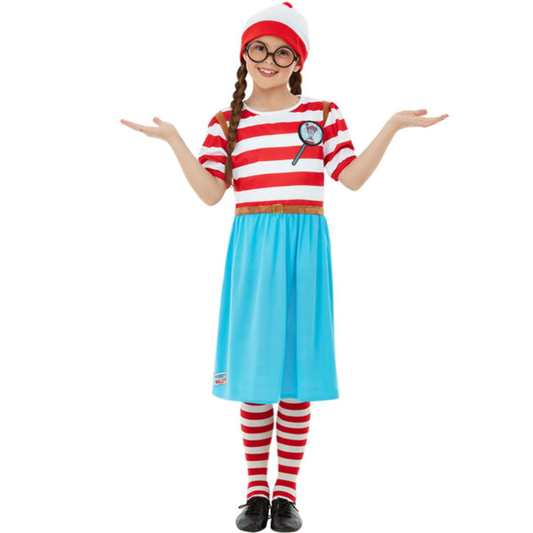 Kids Deluxe Where's Wally? Girl Costume