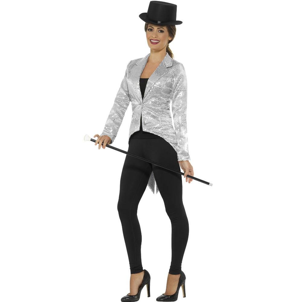 Silver Womens Tailcoat