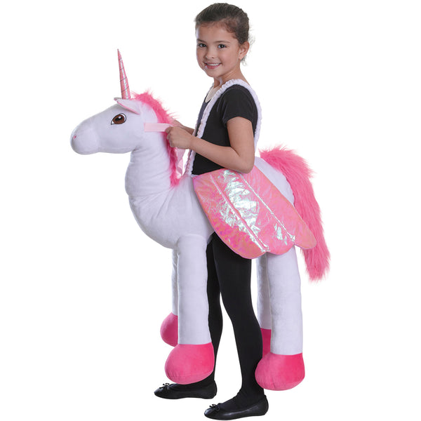 Kids Riding Unicorn Costume