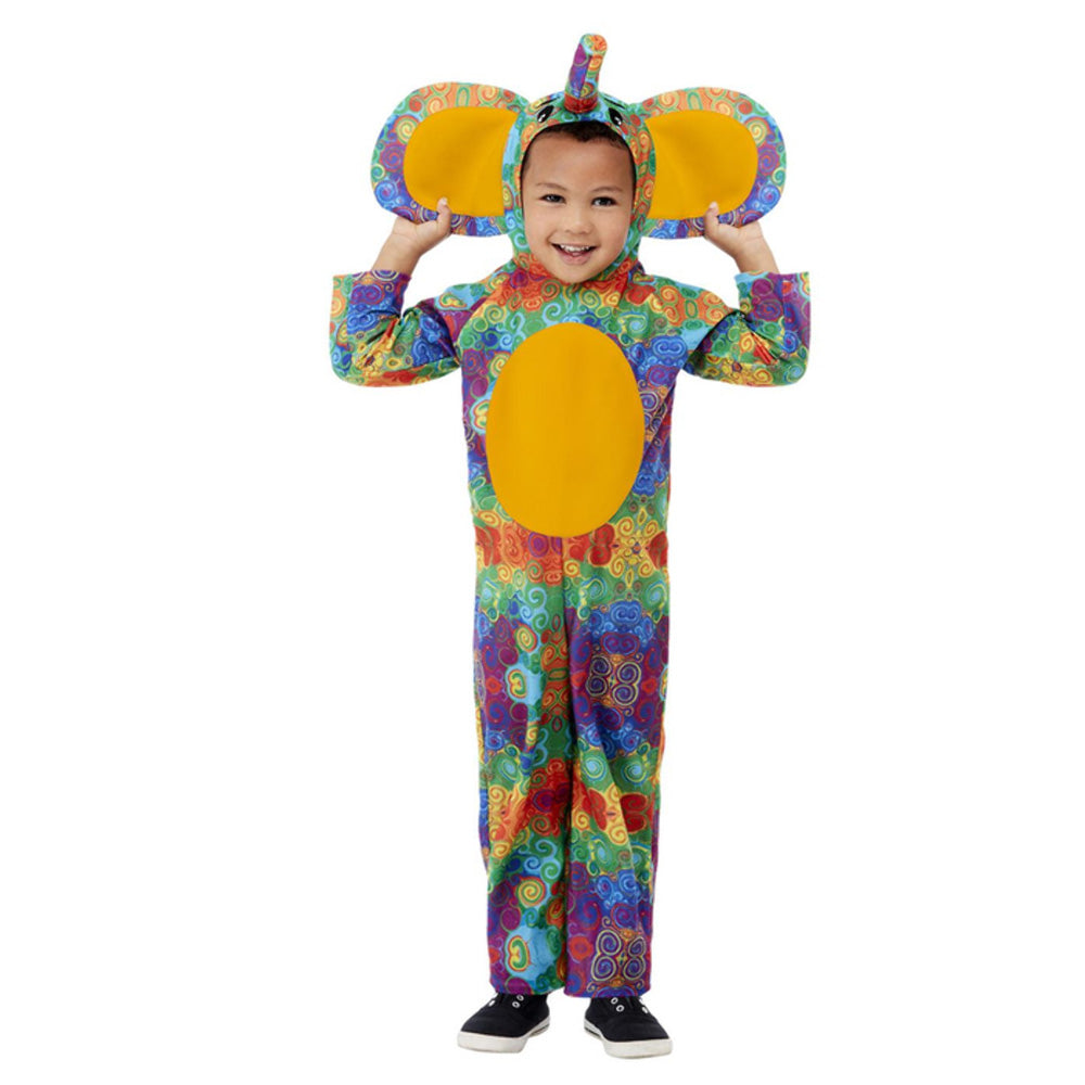Toddlers Colourful Elephant Costume