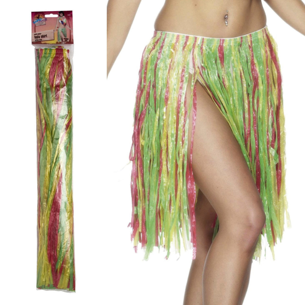 Multicoloured Hawaiian Hula Skirt