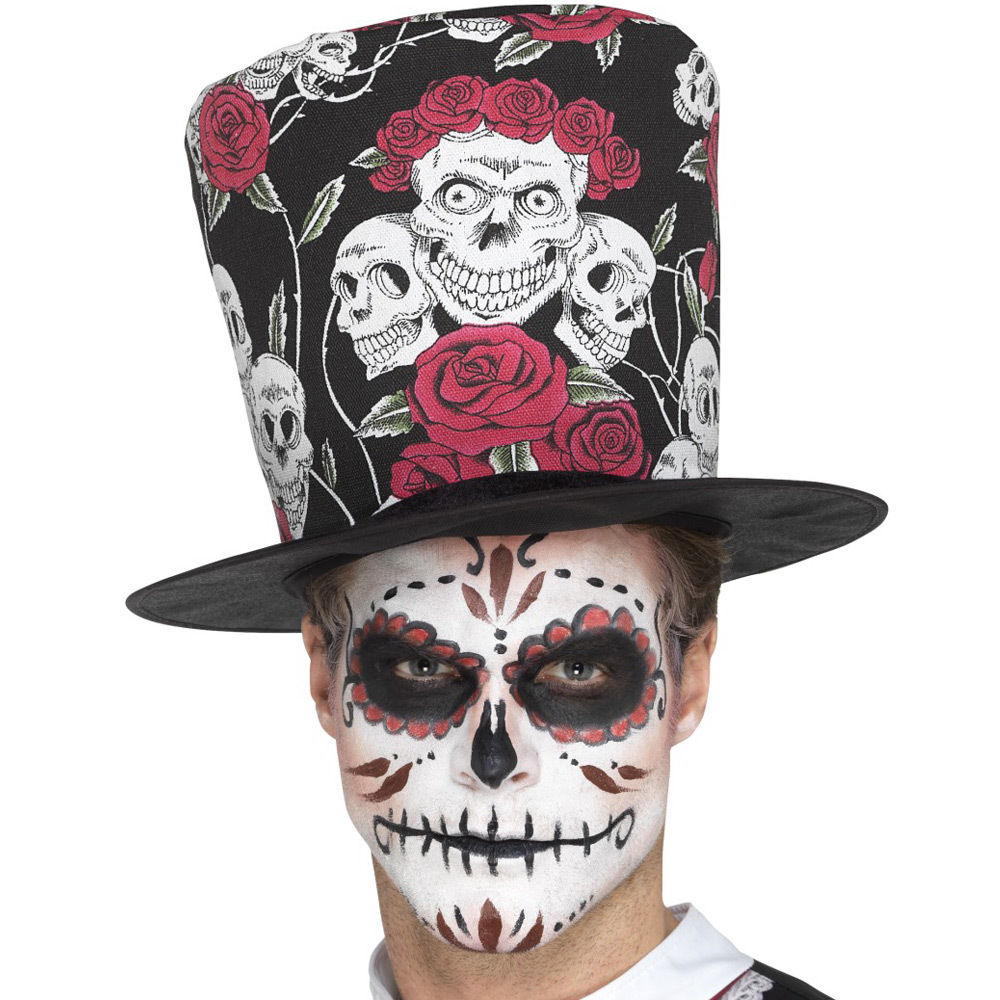 Day of the Dead Top Hat