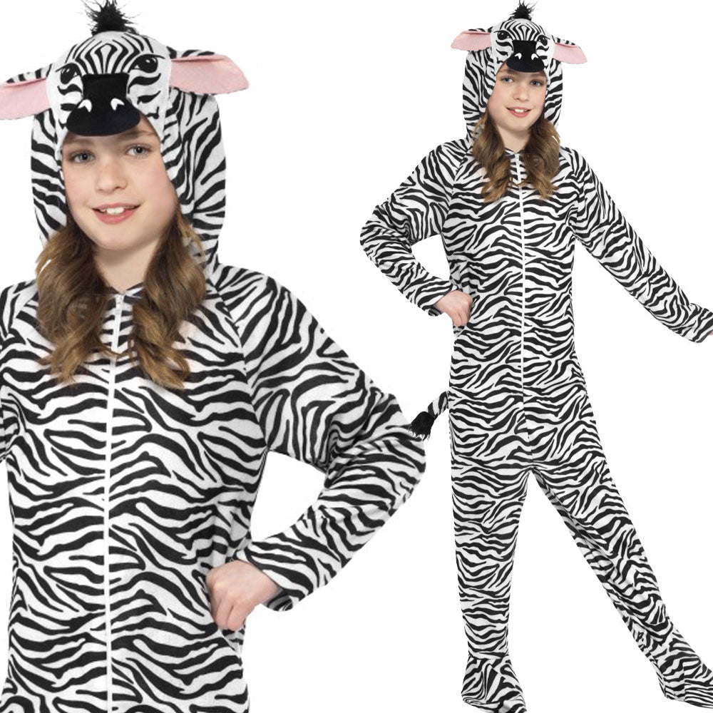 Kids Zebra Onesie Costume