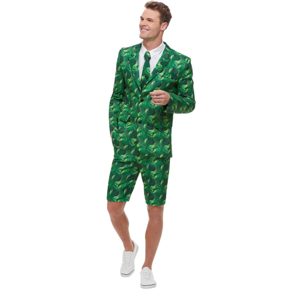 Novelty Hawaiian Suit Mens Tropical Outfit