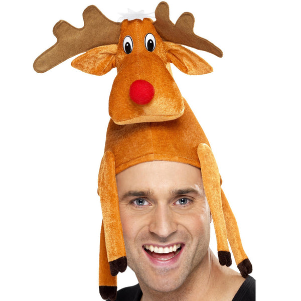 Brown Reindeer Hat