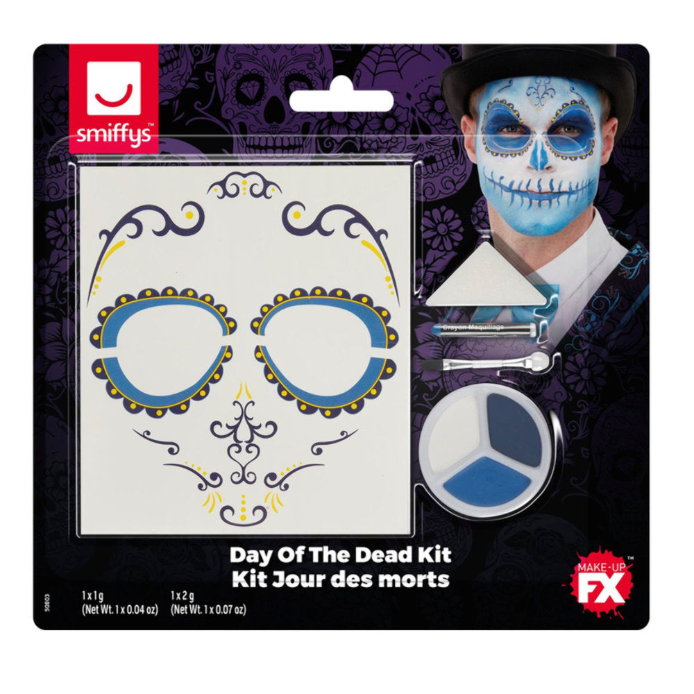 Day of the Dead Blue FX Make Up Kit
