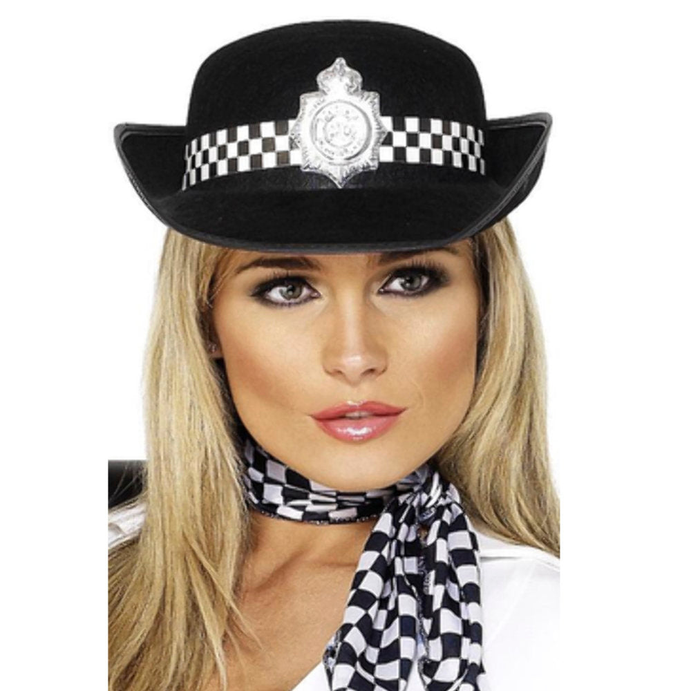 Black Policewoman's Hat