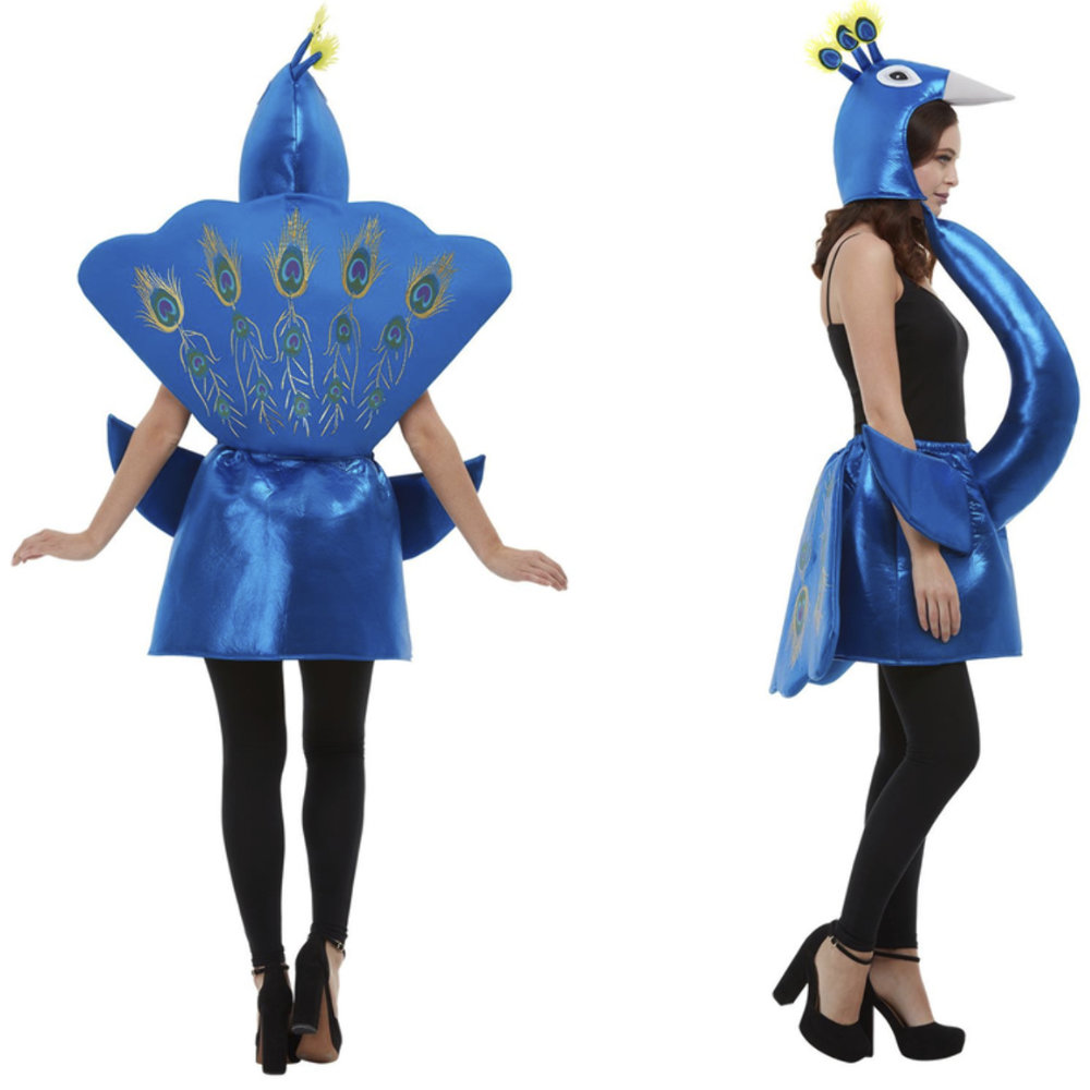 Deluxe Blue Peacock Costume