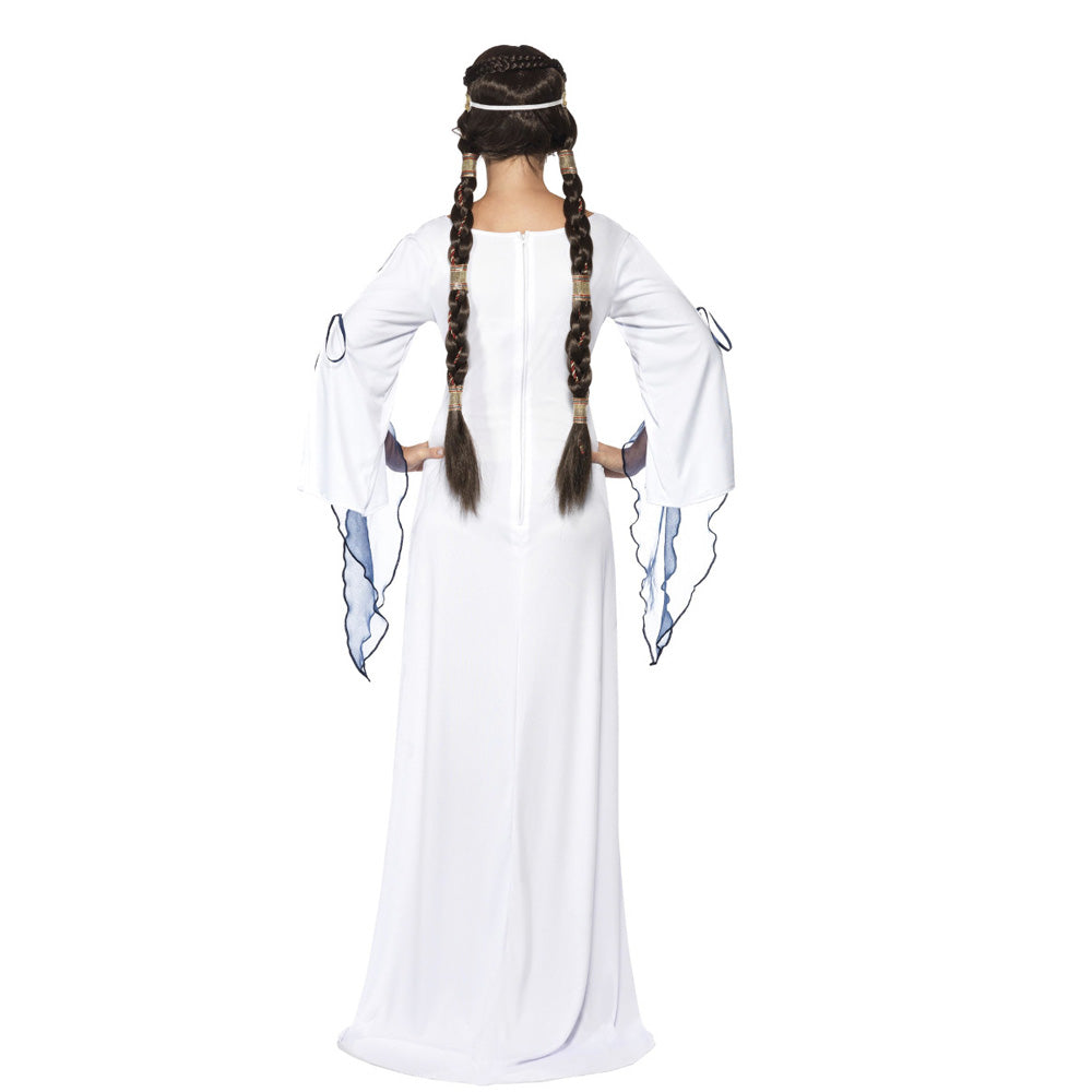 White Medieval Costume