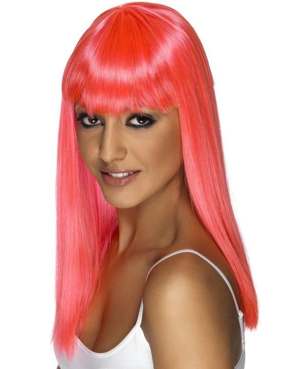 Neon Pink Wig
