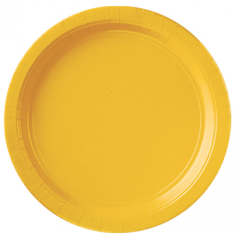 Yellow Paper Plates