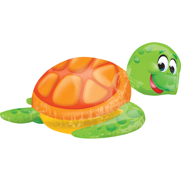 31" Silly Sea Turtle Supershape Foil Balloon