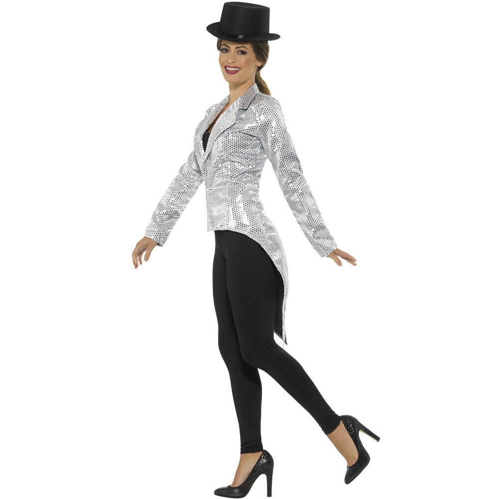 Silver Womens Tailcoat